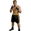 FIGHT-FIT - Box Shorts / Schwarz-Gelb / XS
