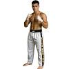 FIGHT-FIT - Kick-Boxing Hosen / Satin / Kick-Boxing / Weiss / XL