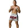 FIGHT-FIT - Muay Thai Shorts / Weiss / XL