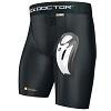 Shock Doctor - Compression Short mit Bioflex Tiefschutz / Schwarz / Medium