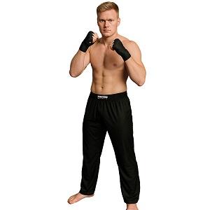FIGHTERS - Kickboxing Hosen / Lycra / Schwarz / XL