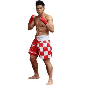 FIGHTERS - Muay Thai Shorts / Kroatien-Hrvatska / Zastava / XL