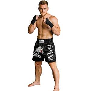 FIGHTERS - Muay Thai Shorts / Fight Club Bulldog / Schwarz / XXL