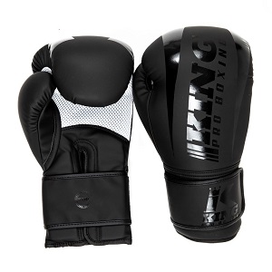 KING PRO - Guantoni da Boxe / KPB REVO 4 / Nero / 10 oz