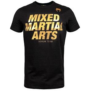 Venum - T-Shirt / MMA VT / Schwarz-Gold / Medium